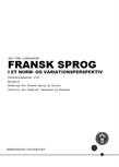 Fransk sprog i et norm- og variationsperspektiv ES25